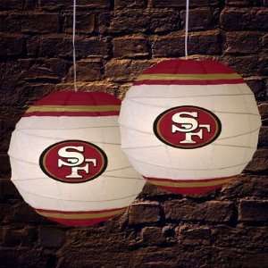  San Francisco 49ers 18 Inch Rice Paper Lamp NFL Football 