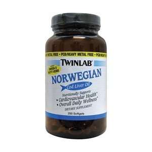  TwinLab Norwegian Cod Liver Oil