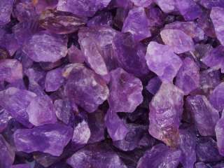   of Unsearched Natural Amethyst Rough   Plus a FREE Faceted Gem  