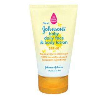 JJ Johnsons Baby Daily Face and Body Lotion SPF 40 (4 oz.) at  