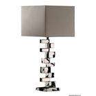 Dimond Lighting Emmaus Table Lamp in Chrome with Grey Shade