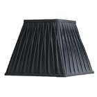   in. Wide Square Clip On Chandelier Lamp Shade, Black Fabric, B8858