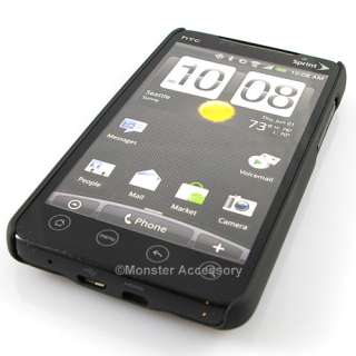 The HTC Evo 4G Black Hard Rubberized Case accessory provides the 