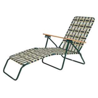 Rio Brands Web Chaise Lounger Lawn Chair 