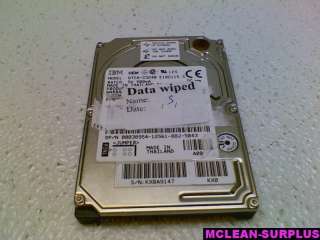 IBM DTCA 23240 Laptop 3.2GB ATA/IDE Hard Disk Drive HDD  