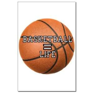  Mini Poster Print Basketball Equals Life 