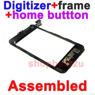 Complete ipod touch 2nd gen Digitizer Screen + frame US  
