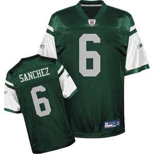 New NY Jets Sanchez #6 Kids Medium Jersey Size 5/6  