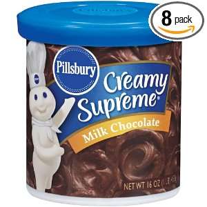 Pillsbury Creamy Supreme Frosting Milk Chocolate Flavor, 16 Ounce 
