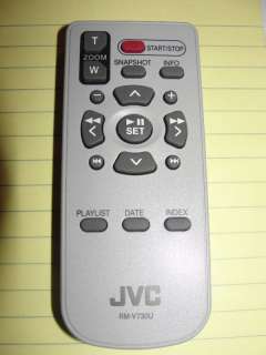 JVC RM V730U Camcorder Remote Control BIN   