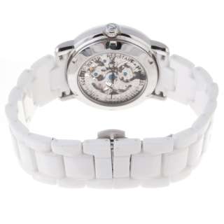 NEW* Kenneth Cole New York Womens White Ceramic Automatic Watch 