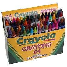Crayola   Crayons 64 Pack with Built In Sharpener   Crayola   ToysR 