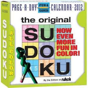  The Original Sudoku 2012 Desk Calendar