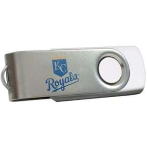   Kansas City Royals 4 GB USB 2.0 Flash Drive   White Computers