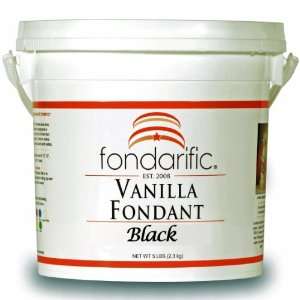 Fondarific Vanilla Black Fondant, 5 Pounds  Grocery 