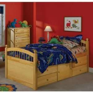  Sunset Trading Crayons Antique Pine Captains Bed
