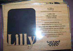 Wood personalized name plaque graduation gift Lilly  