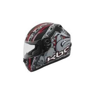  KBC VR 1X Bulldog Helmet   Large/Black Automotive