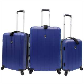   Piece Hard shell Spinner Luggage Set Blue TC3800N 694396380039  