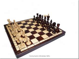 Polish High Quality Hand Carved Wooden Chess Set   Ace  