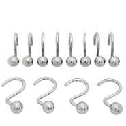 Ex Cell Home Fashions Ball Hooks   Brushed Stainless Steel at  
