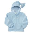 Apples & Oranges Infants Sammi Fleece Hoodie   POWDER BLUE   6 12MOS