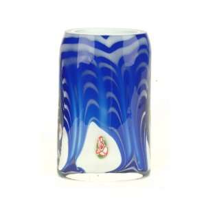   100% Handcraft Murano Glass Art Mouth Blown Vase Patio, Lawn & Garden