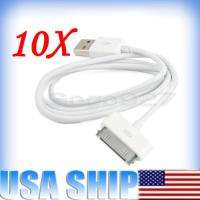 10 * New Usb Data Sync Charger Cable Cord For Apple iPod iPhone 3G 3GS 