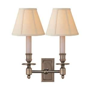 Visual Comfort and Company S2212AN B Studio 2 Light Sconces in Antique 