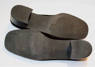 Stuart Weitzman Black Suede Loafers Shoes 9 M Spain EUC  