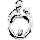 14K Janel Russel Mother and Child Diamond 14.75x10mm