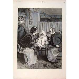 First Shoes Barnes Baby Family Mother Fine Art 1891