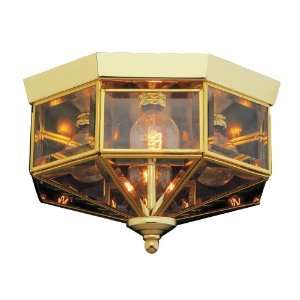   Globe 4 Light Ceiling Mount 20710 PB Polished Brass