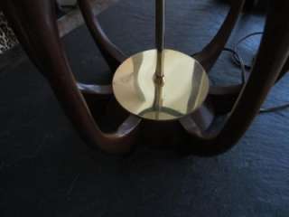   danish modern sculptural walnut floor table lamps mid century modline