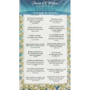   Pearls of Wisdom Reusable Decals   Courage in Action 