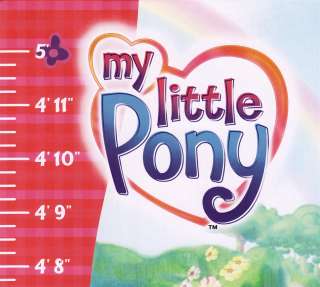 Childrens Growth Chart Featuring MY LITTLE PONY Measures from 2 to 