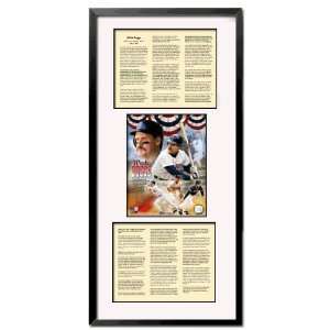  Hall of Fame Induction Address Custom Framed Photograph and Speech 