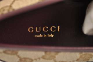 GUCCI CATHRINE GG INTERLOCK FABRIC LOAFER SZ 36 / 6 (GG112) $465 