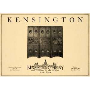  1920 Ad Kensington Furniture Art Objects Decor New York 