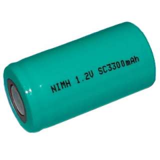 SubC 3300mAh NiMH 1.2V High Drain Rechargeable Battery  