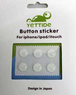 PH0098   Pure White Home Button Sticker iPhone  