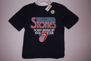 Rolling Stones Vintage Concert Toddler Tee NWT Size 2T or 5T  