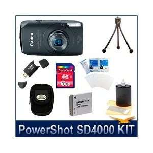  Canon PowerShot SD4000 IS Digital ELPH Camera (Black), 10 
