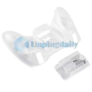 Clear Crystal Shell Case for Xbox 360 Game Controller  