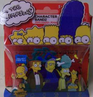 Simpsons Villains Series 7 Logo Silly Bandz Pack(20)  