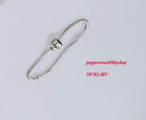 Pandora Silver Bracelet 7.9 Snap lock 590702 20HV  