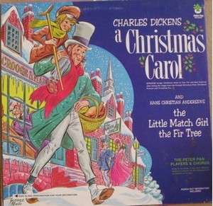 CHRISTMAS CAROL, CHARLES DICKENS   PETER PAN LP  