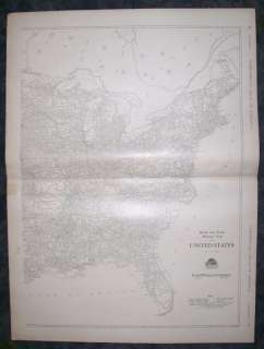1925 Railroad mileage map of the United States. 2 maps  