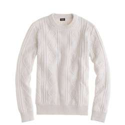 Cotton cable sweater
