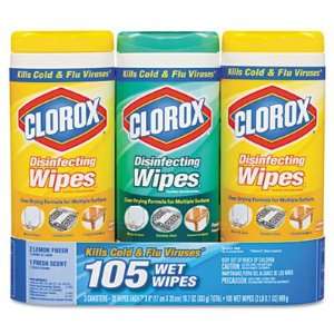 Clorox Disinfecting Wipes Value Pack Fresh/Lemon 105 ct 